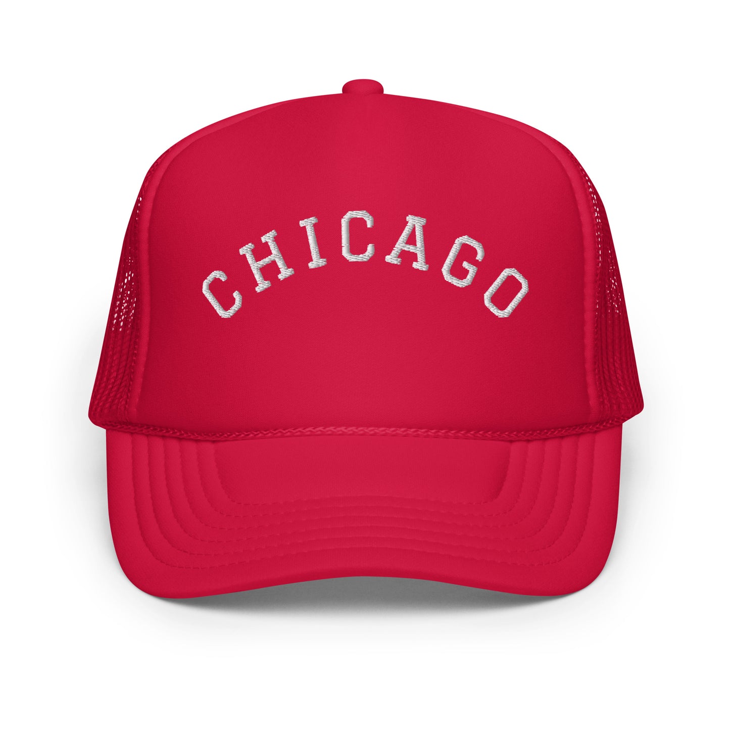 Chicago Arch Foam 5 Panel A-Frame Snapback Trucker Hat
