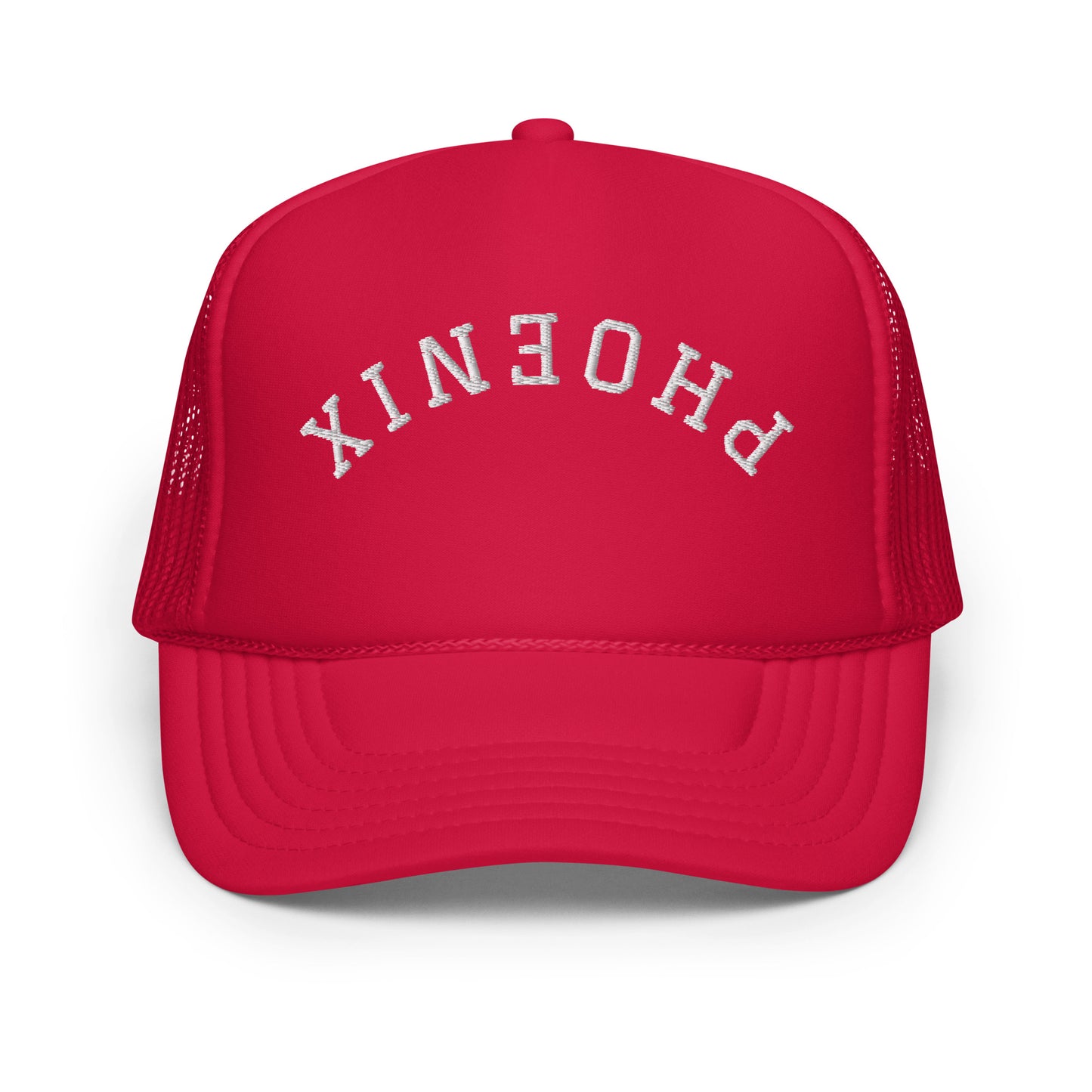 Phoenix Upside Down Arch Foam 5 Panel A-Frame Snapback Trucker Hat
