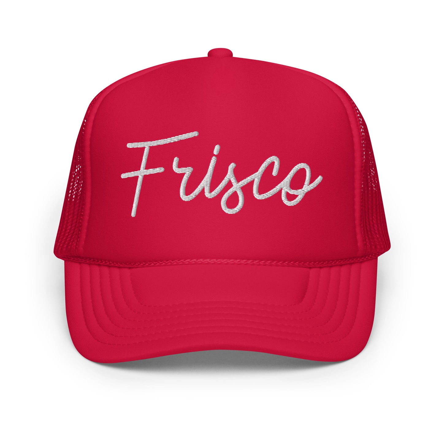 Frisco Retro Script Foam 5 Panel A-Frame Snapback Trucker Hat