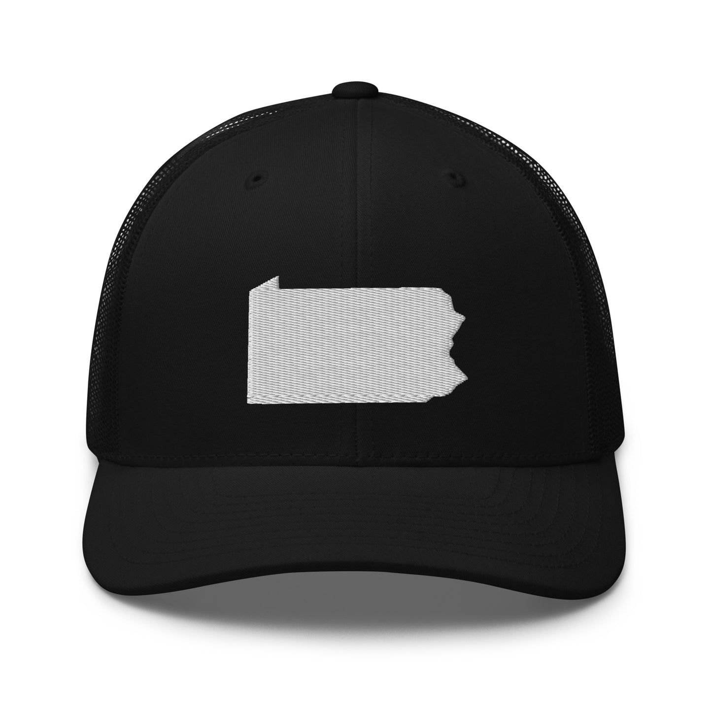 Pennsylvania State Silhouette Mid 6 Panel Snapback Trucker Hat