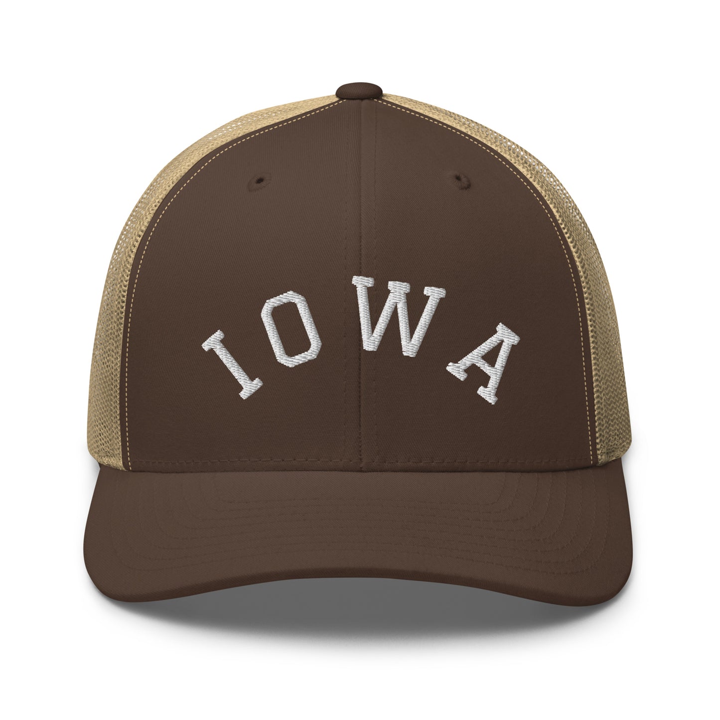 Iowa Arch Mid 6 Panel Snapback Trucker Hat