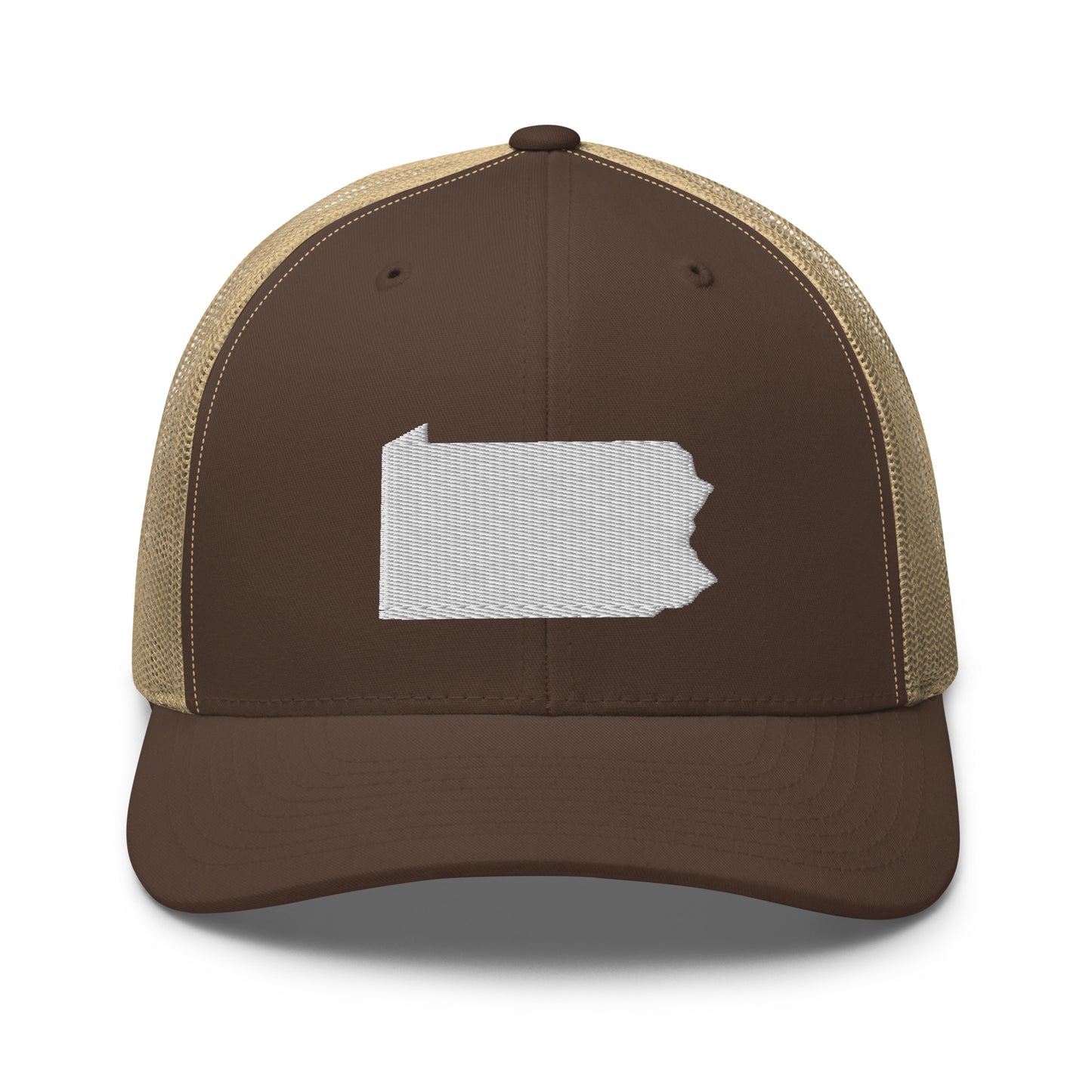 Pennsylvania State Silhouette Mid 6 Panel Snapback Trucker Hat