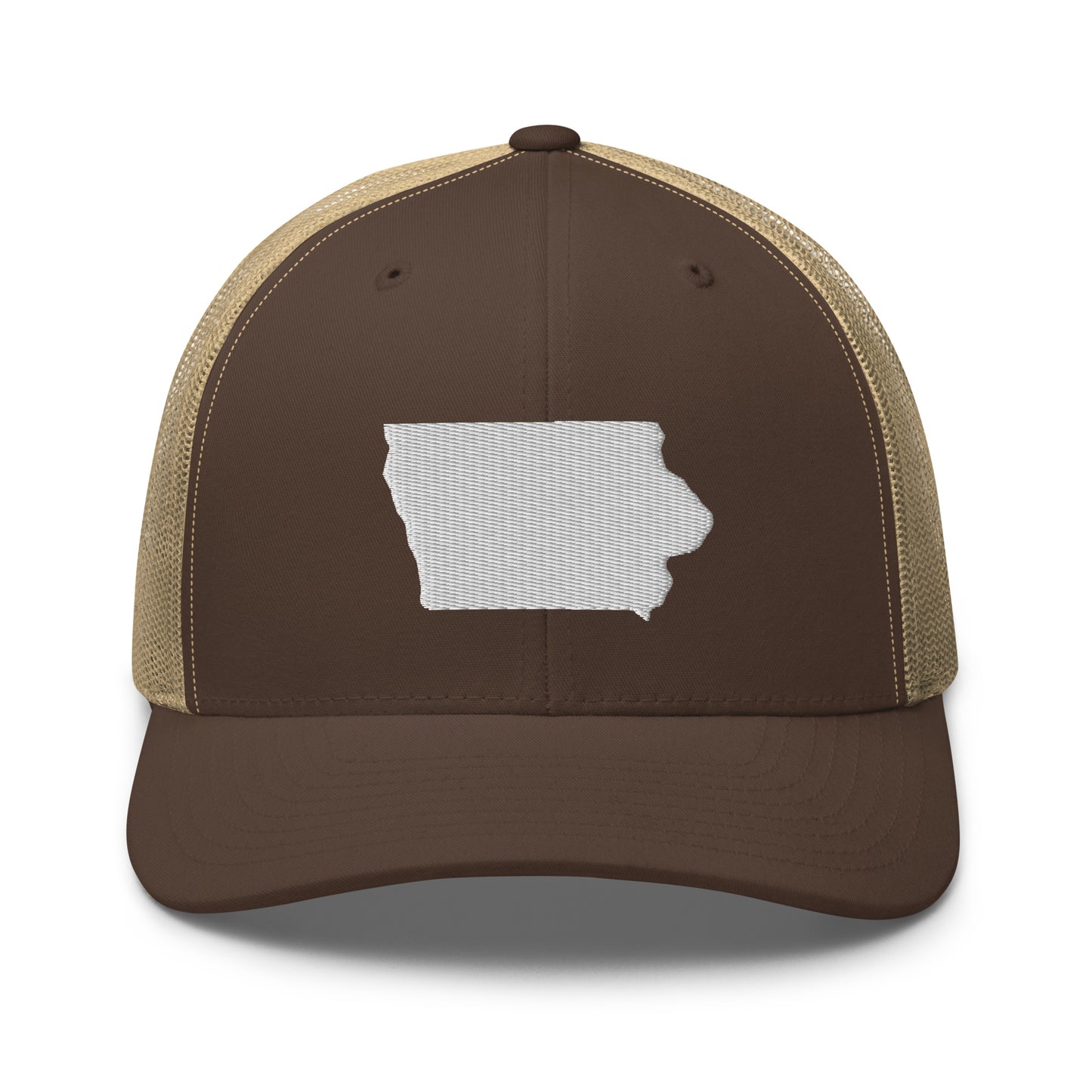 Iowa State Silhouette Mid 6 Panel Snapback Trucker Hat