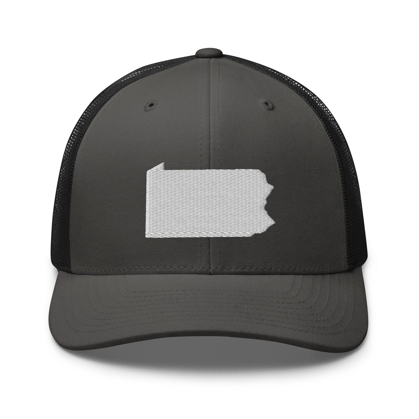 Pennsylvania State Silhouette Mid 6 Panel Snapback Trucker Hat