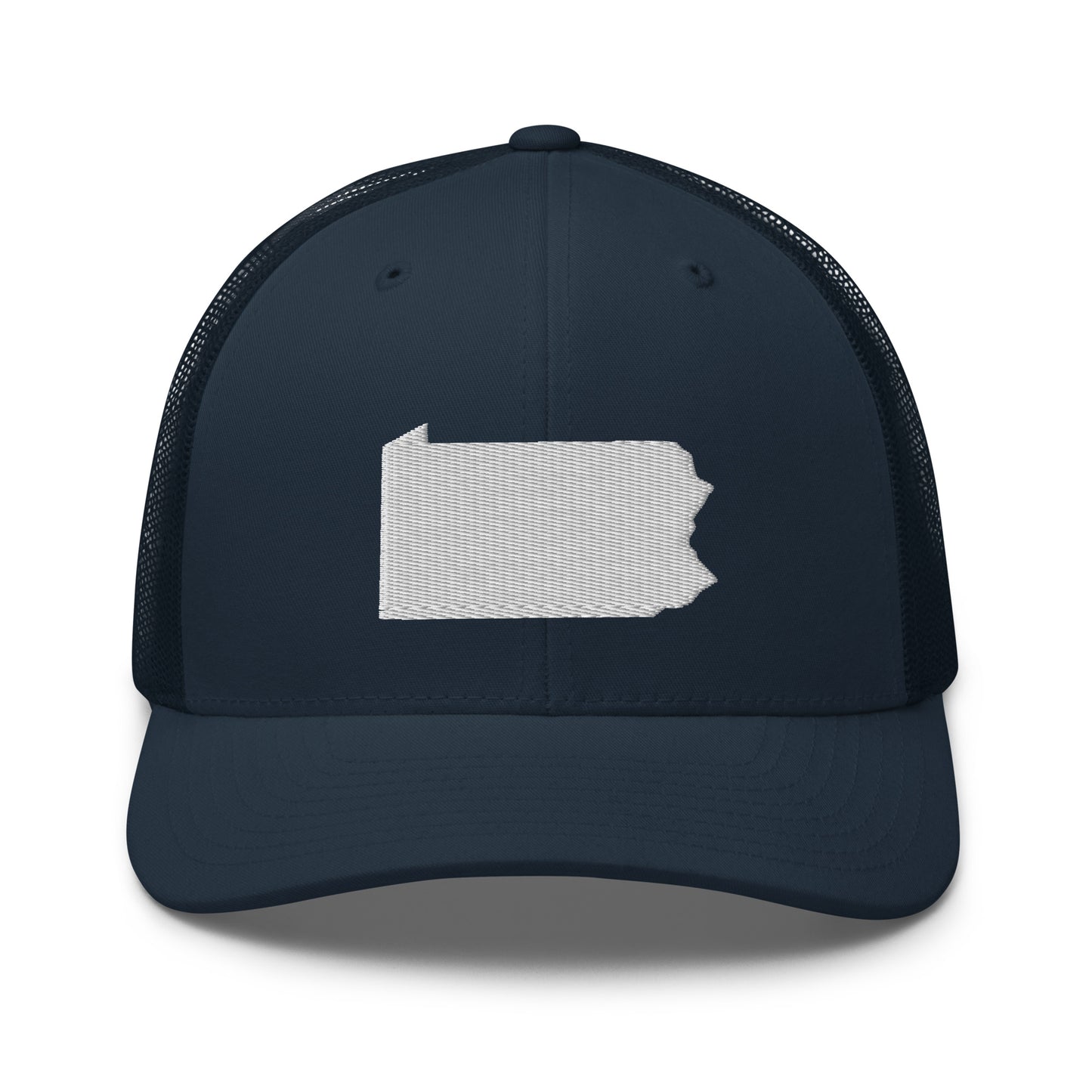Pennsylvania State Silhouette Mid 6 Panel Snapback Trucker Hat