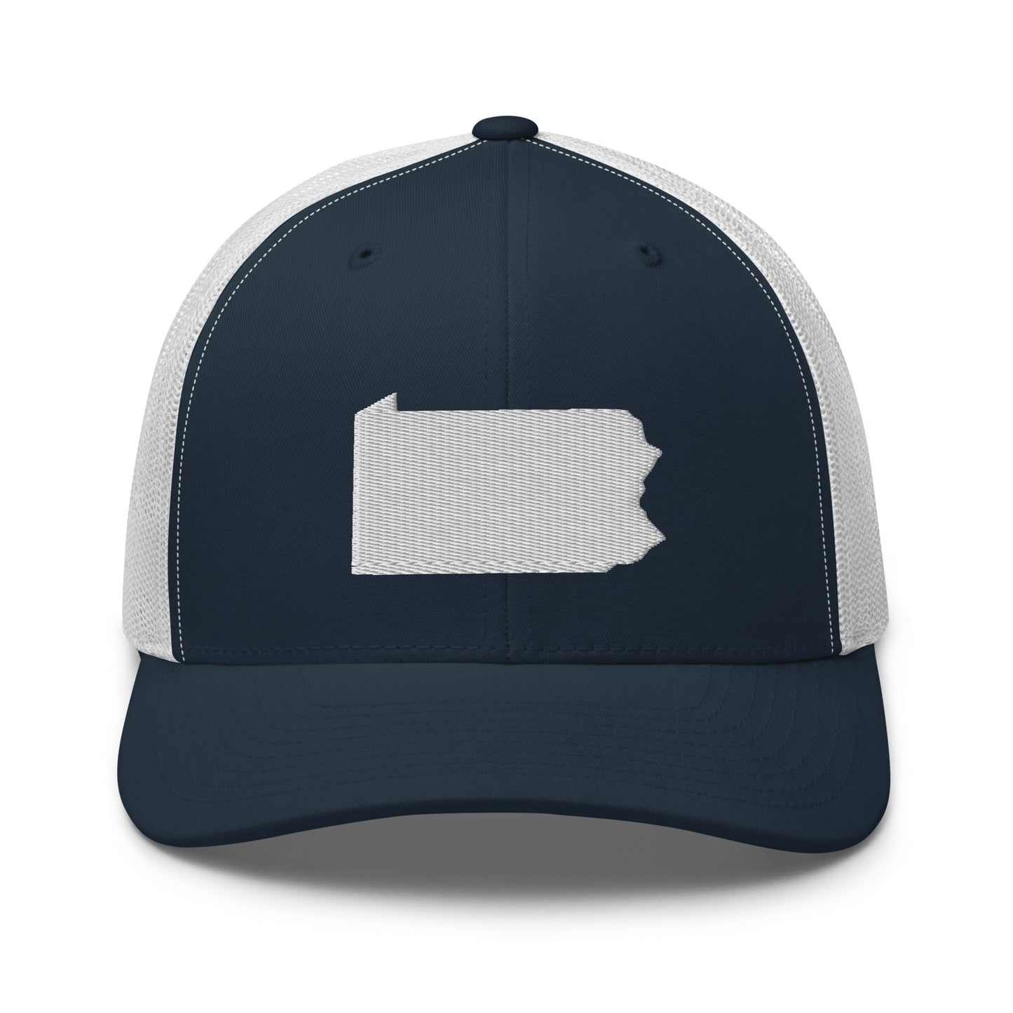 Pennsylvania State Silhouette Mid 6 Panel Snapback Trucker Hat