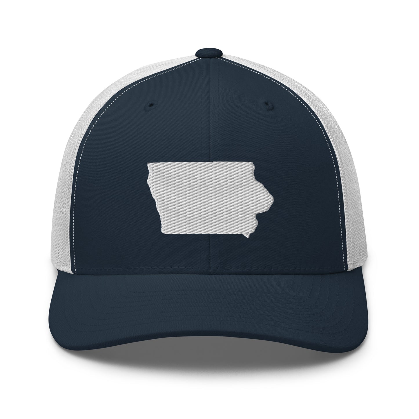 Iowa State Silhouette Mid 6 Panel Snapback Trucker Hat