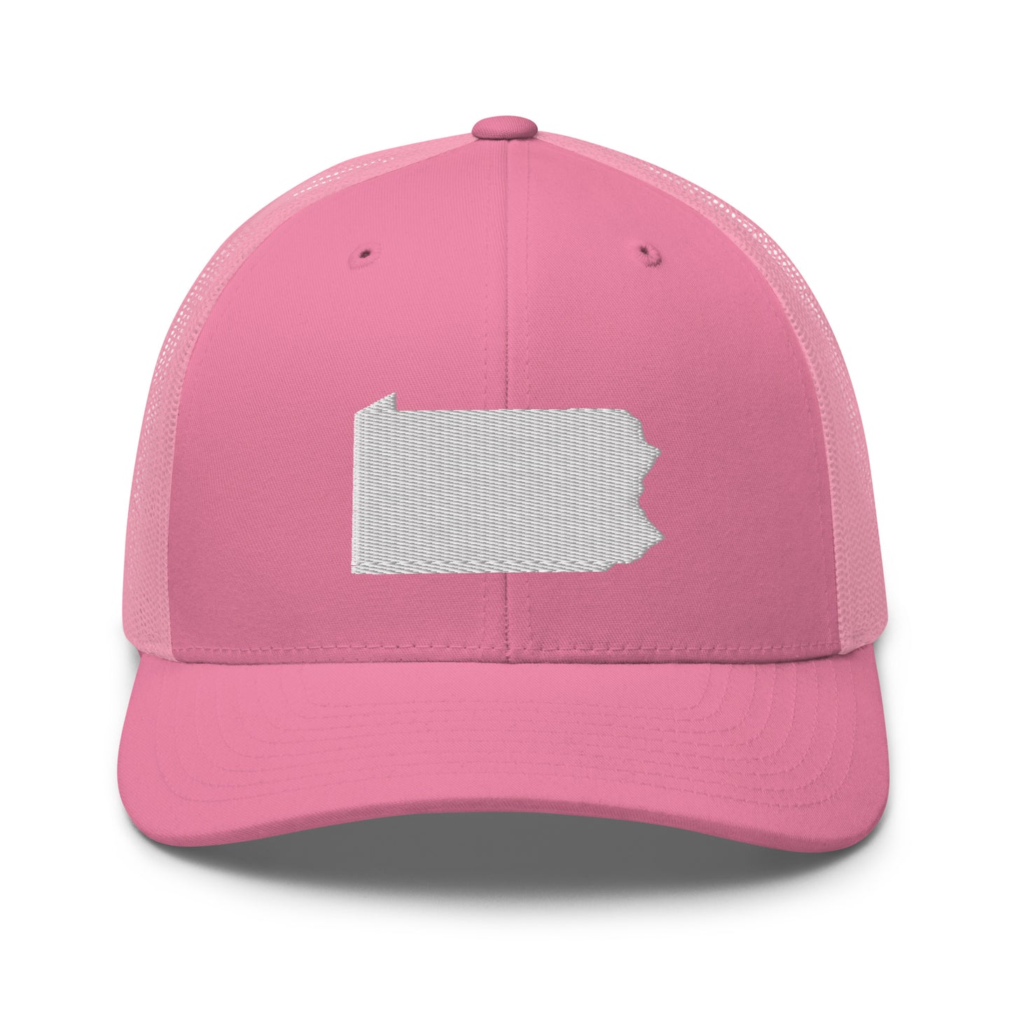 Pennsylvania State Silhouette Mid 6 Panel Snapback Trucker Hat