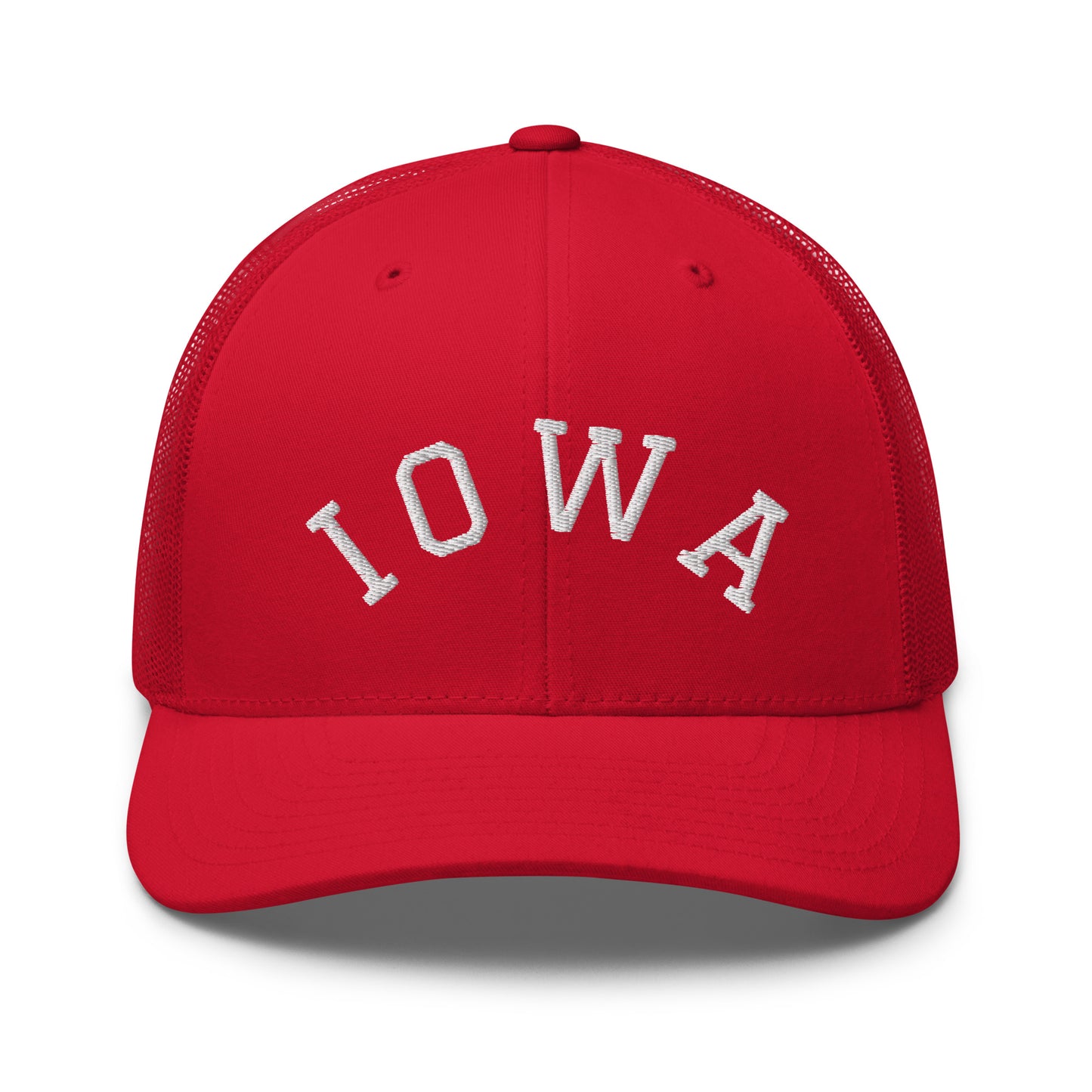 Iowa Arch Mid 6 Panel Snapback Trucker Hat