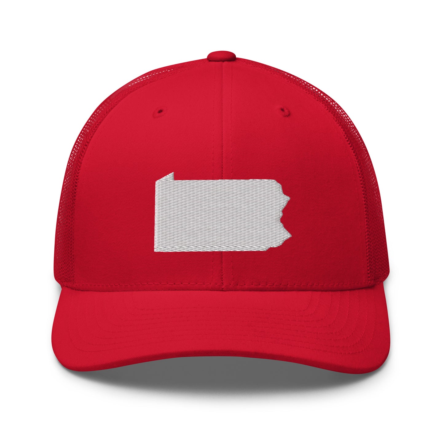 Pennsylvania State Silhouette Mid 6 Panel Snapback Trucker Hat