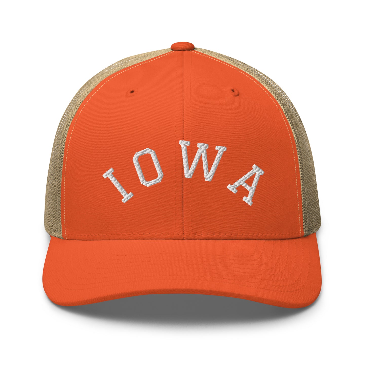 Iowa Arch Mid 6 Panel Snapback Trucker Hat