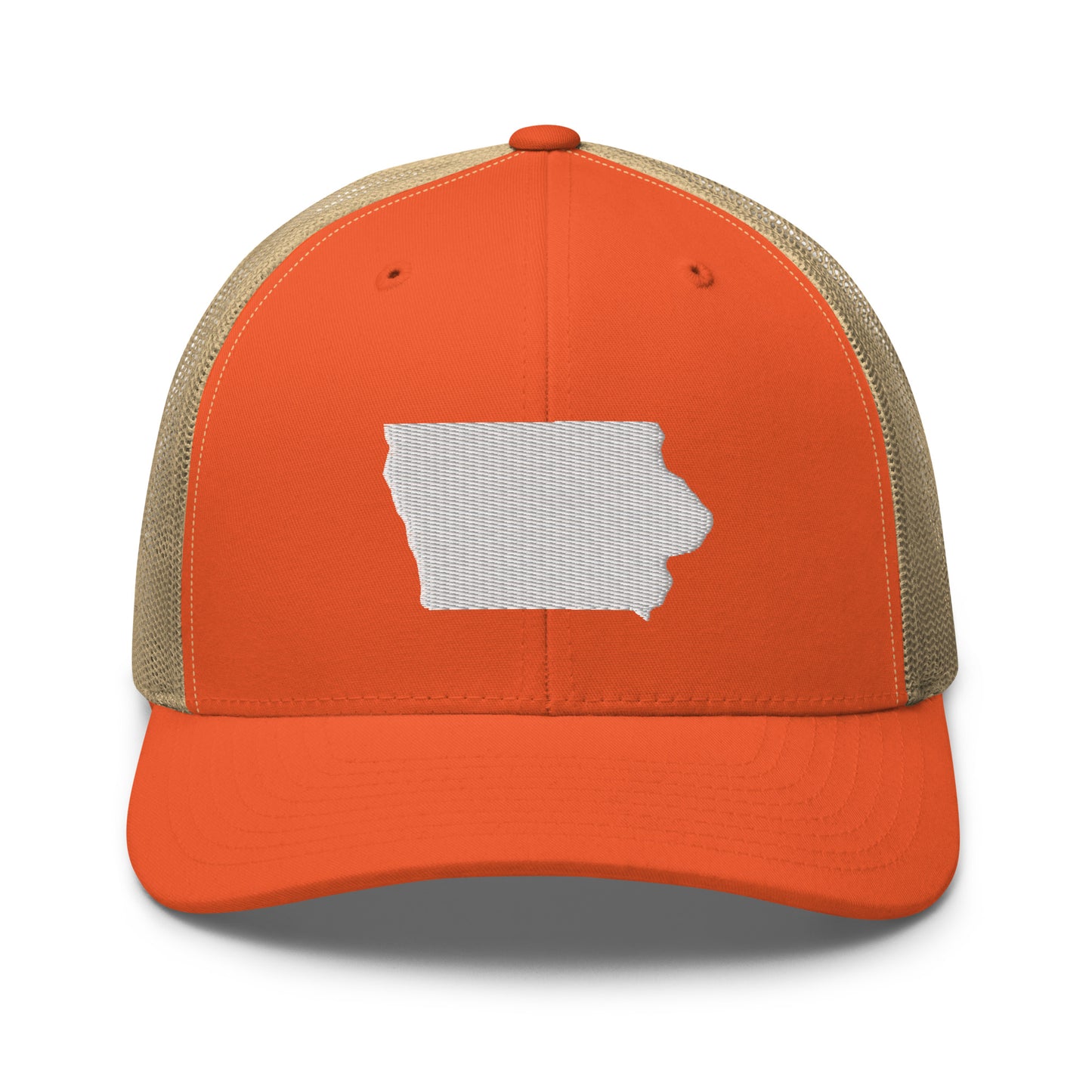 Iowa State Silhouette Mid 6 Panel Snapback Trucker Hat