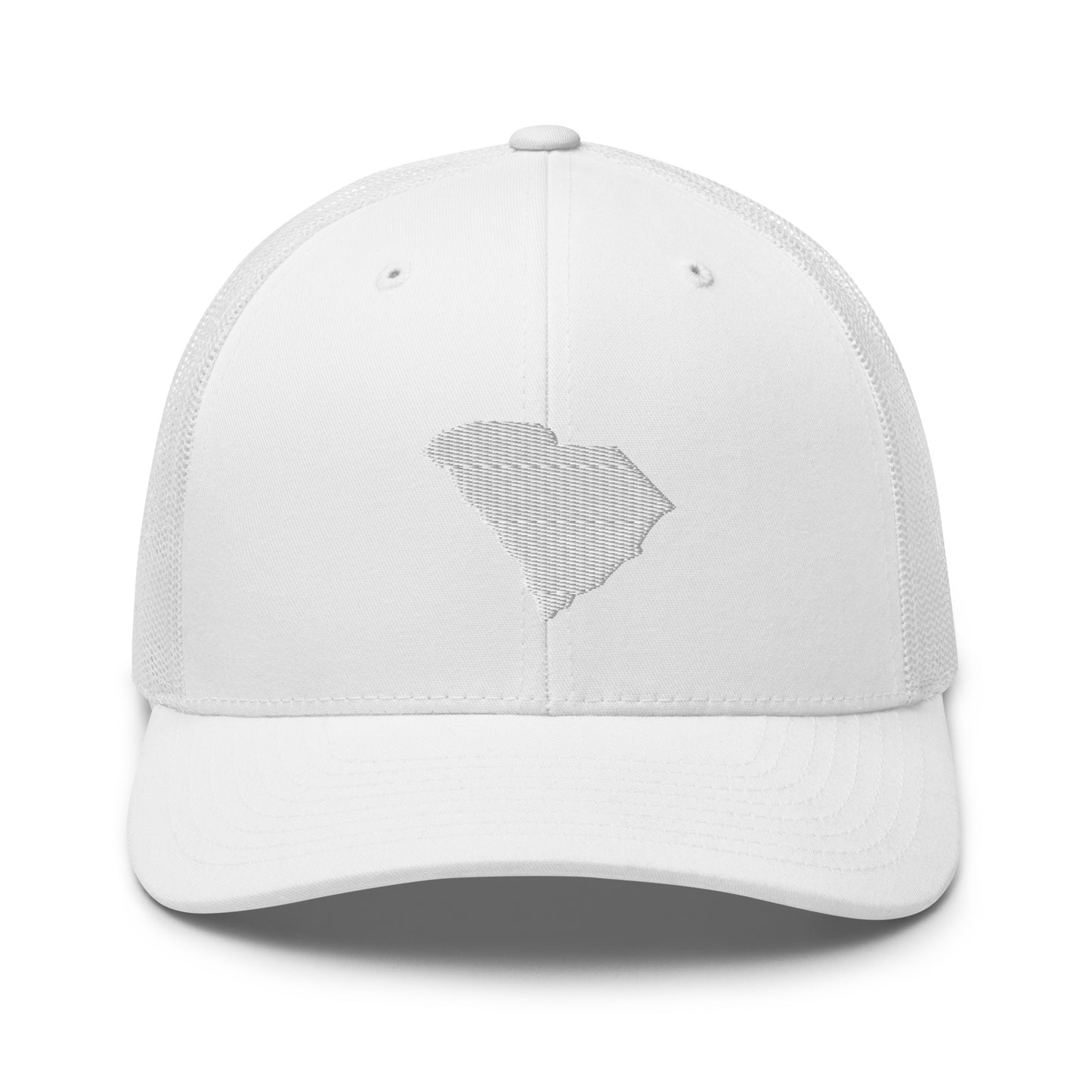 South Carolina State Silhouette Mid 6 Panel Snapback Trucker Hat