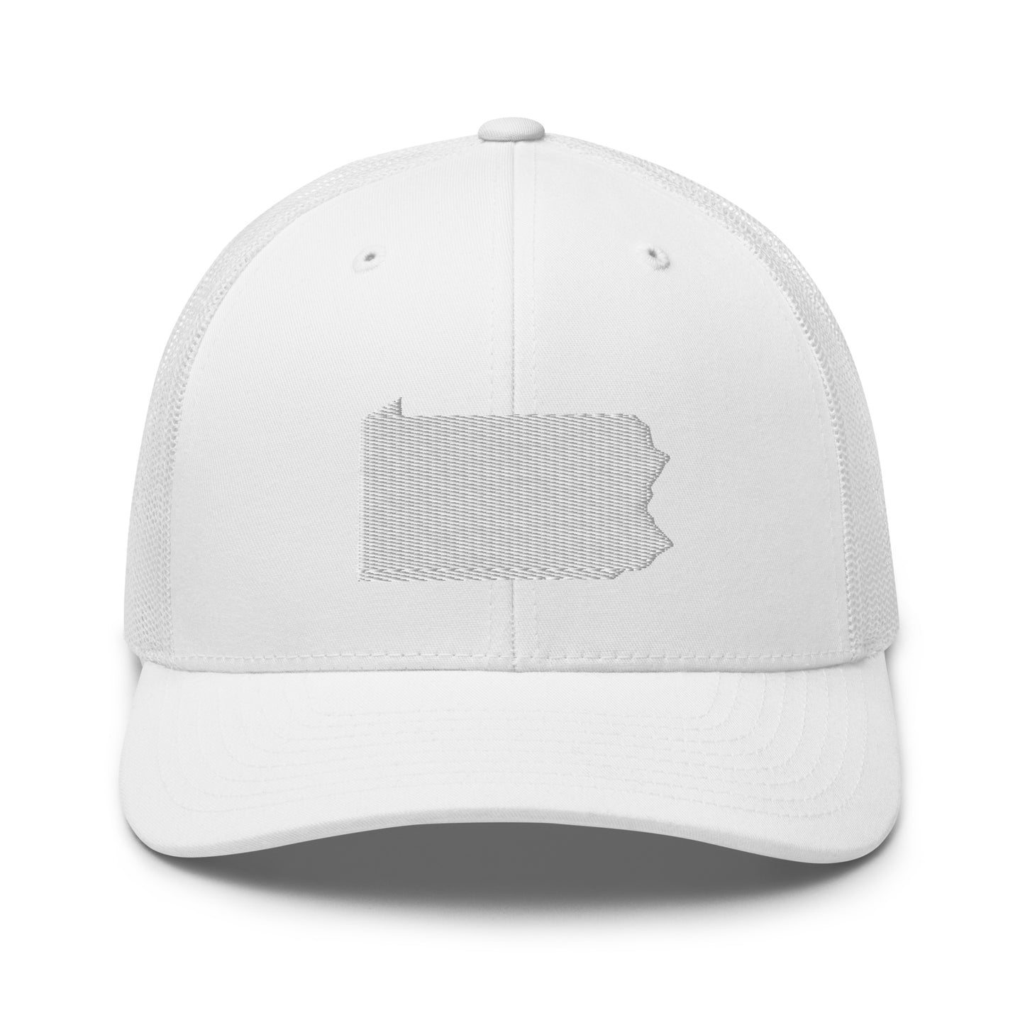 Pennsylvania State Silhouette Mid 6 Panel Snapback Trucker Hat